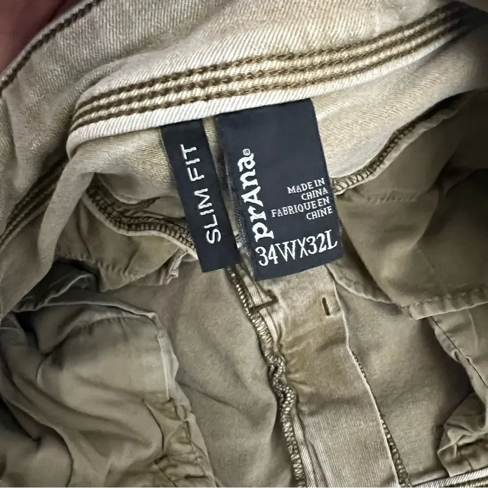 PRANA organic cotton jeans men’s 34X32